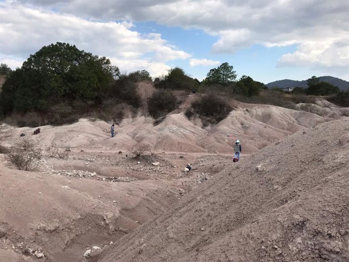 Yacimiento de Santiago de Yolomécatl, perteneciente al estado de Oaxaca (México).