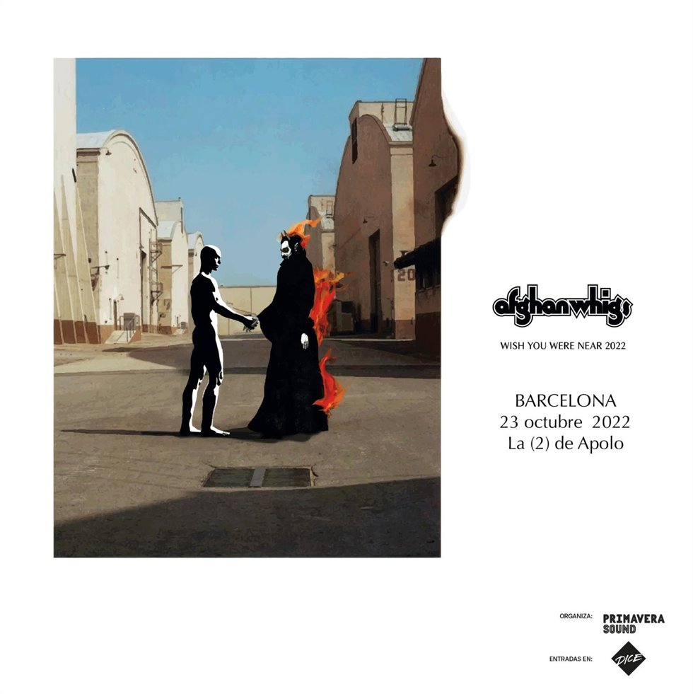 Cartel de The Afghan Whigs en Barcelona