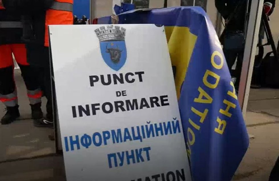 Punto de información de Unicef en países limítrofes con Ucrania para ayudar a las personas desplazadas por la guerra