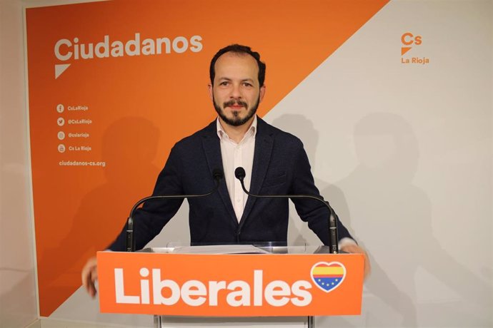 El portavoz de Ciudadanos, Pablo Baena