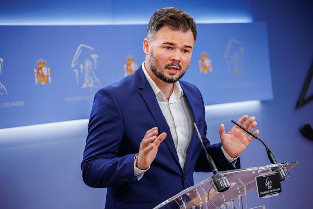 El portaveu d'ERC al Congrés, Gabriel Rufián