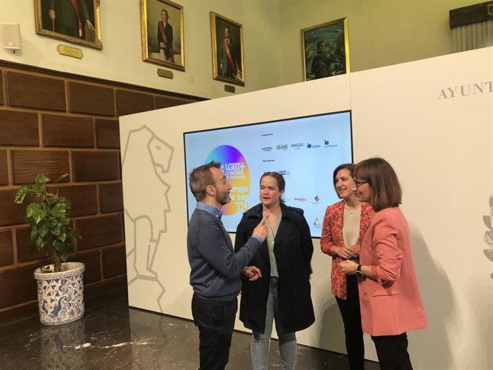 Presentación del congreso de diversidad 'LGTBI+@work' en las empresas que será en Zaragoza
