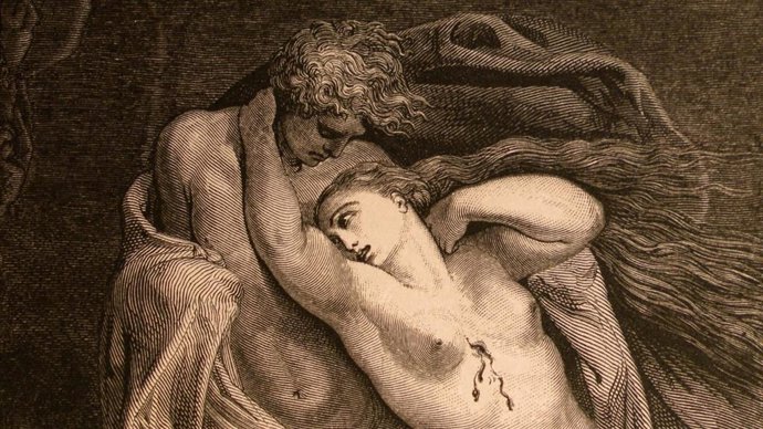 Una de las obras expuestas en 'La Divina Comedia en el arte'.