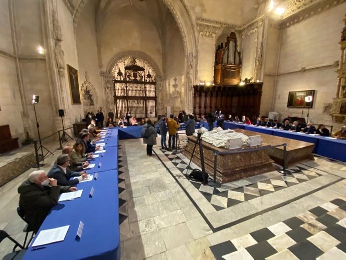 Reunión interadministrativa celebrada en la Catedral de Burgos