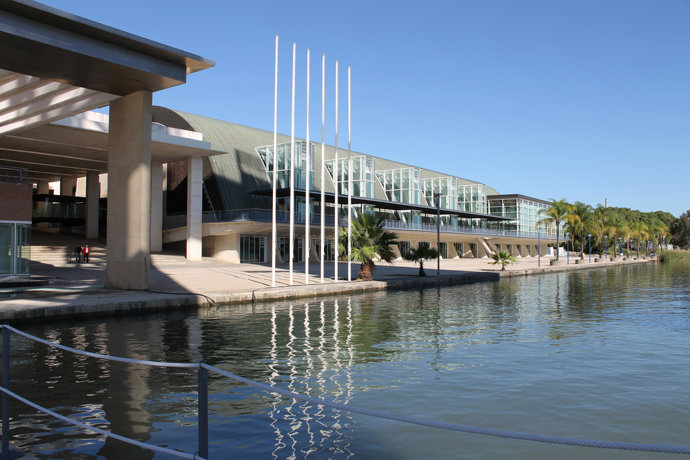 Archivo - Imagen del Pabellón de la Navegación, sede de la Empresa Pública de Gestión de Activos (Epgasa).