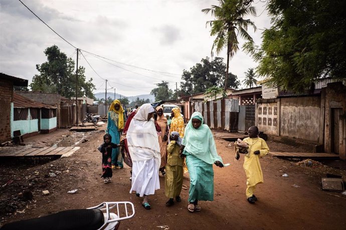 Archivo - Celebraciones por el Eid al Fitr en Bangui