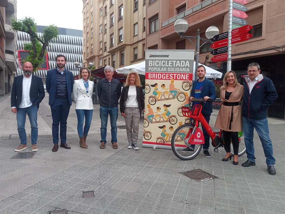 Presentación de la Bicicletada Bridgestone