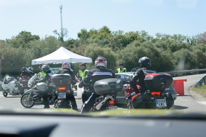 Motos en Jerez con motivo del Gran Premio.