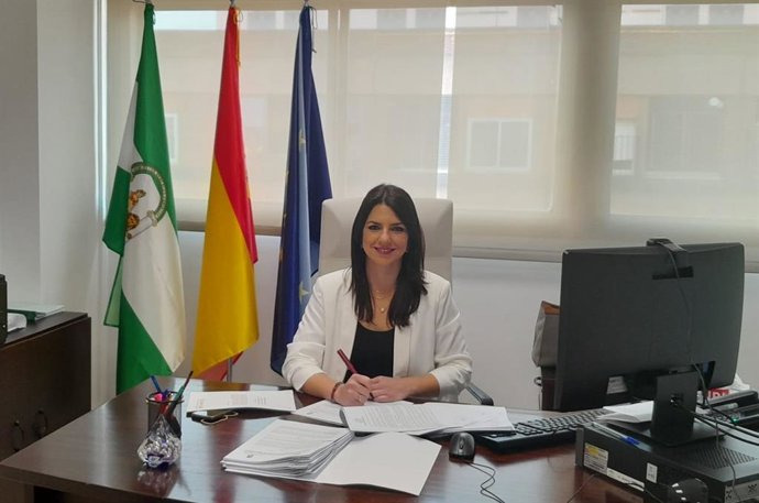 Purificación Joyera en su despacho.