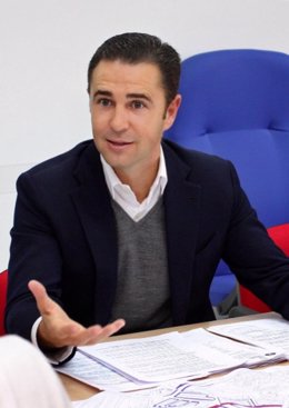El coordinador de la campaña del PP en Huelva capital, Felipe Árias.