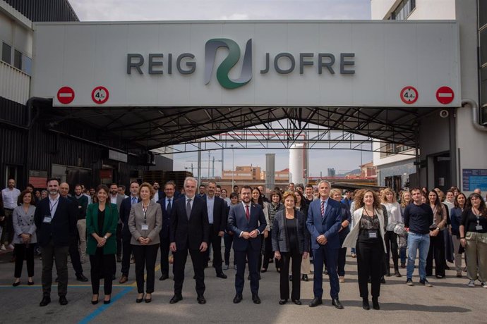  Visita a la sede de Reig Jofre, en Sant Joan Despí, a 3 de mayo de 2022, en Barcelona, Catalunya (España). 