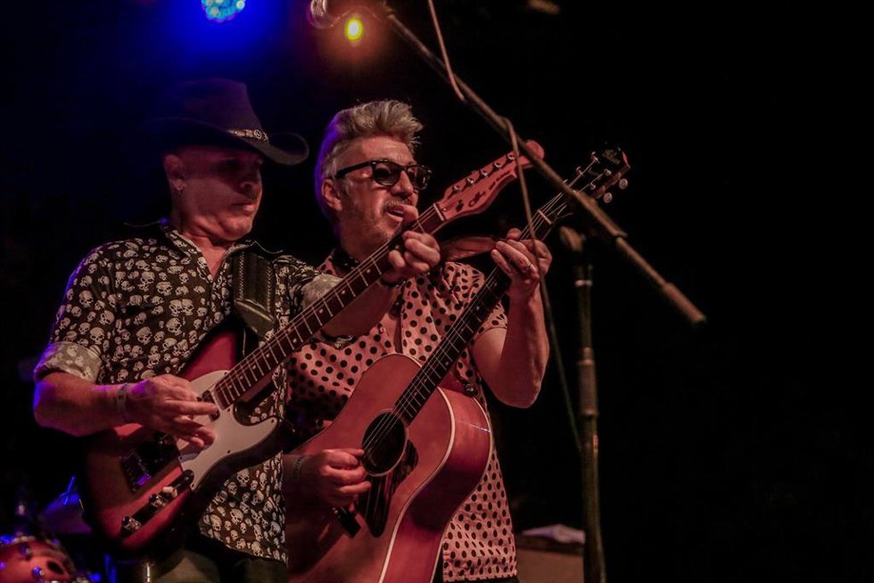 Archivo - La banda de rock La Guardia durante su actuación en las Fiestas de la Paloma