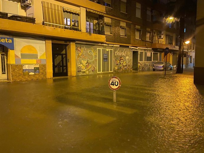 Lluvias en Alboraia (Valencia)