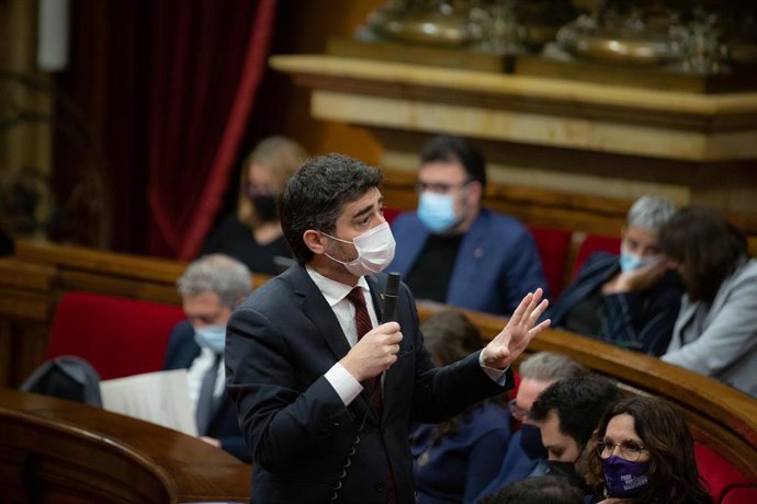 El vicepresidente de la Generalitat y conseller de Políticas Digitales y Territorio, Jordi Puigneró,en una imagen de archivo.