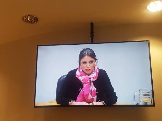 Andrea Levy comparece en la comisión de investigación del Ayuntamiento de Madrid sobre el presunto espionaje a Isabel Díaz Ayuso