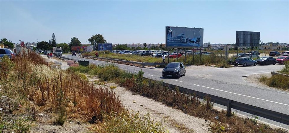 Desdoble de la carretera de acceso a Sanlúcar de Barrameda.