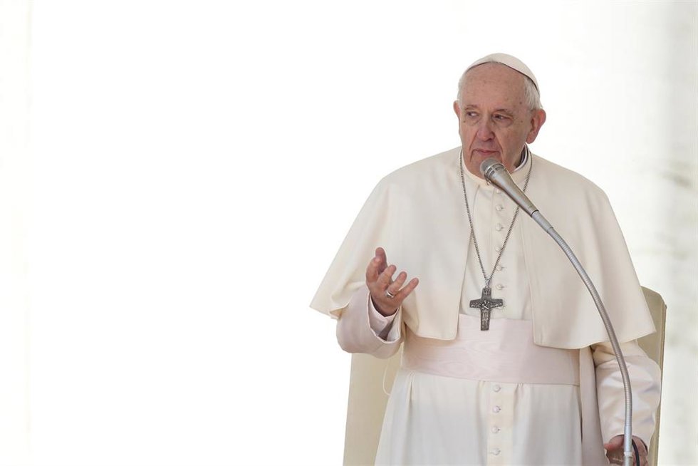 El Papa en una de las audiencias generales