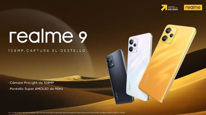 El fabricante tecnológico chino realme presentará próximamente el nuevo realme 9