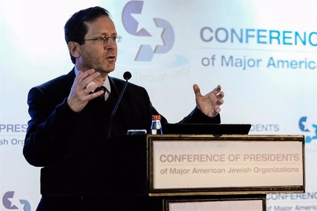 Archivo - El presidente de Israel, Isaac Herzog