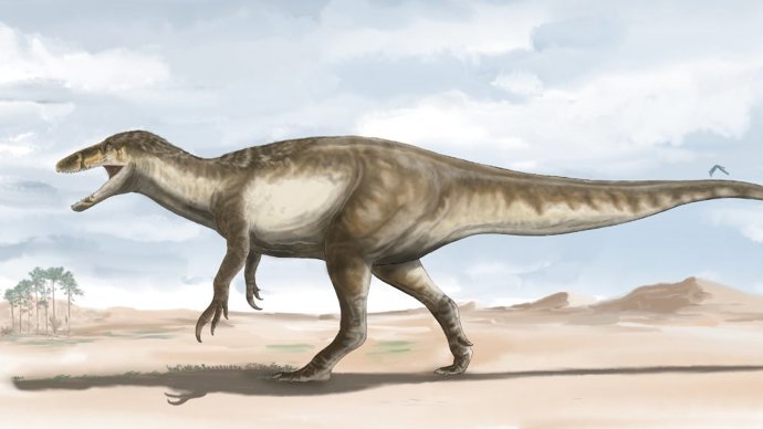 Aspecto del megarraptor gigante Maip