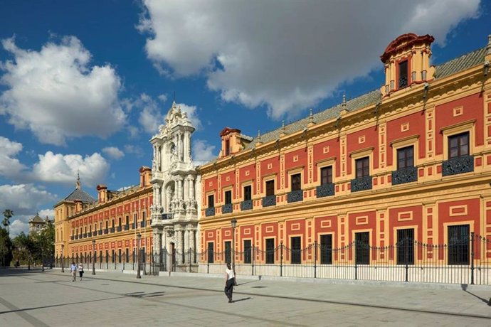 Archivo - Fachada del Palacio de San Telmo, en una imagen de archivo.