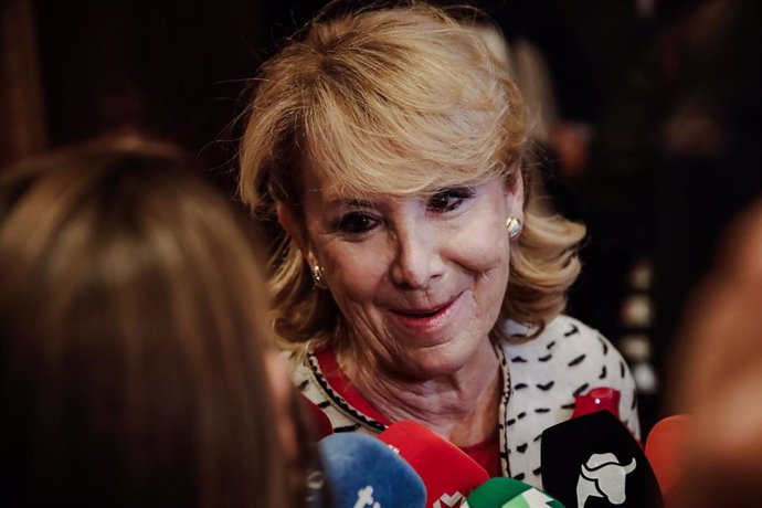 La expresidenta de la Comunidad de Madrid Esperanza Aguirre.