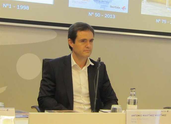El director del Área Financiera de Ibercaja, Antonio Martínez.