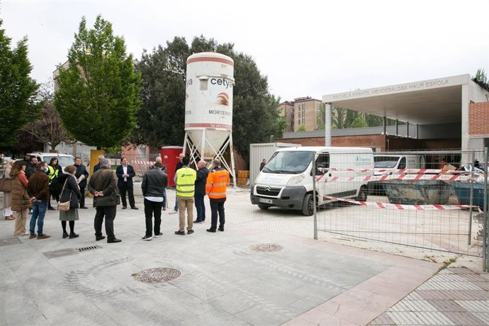 Las obras de la escuela infantil Mendebaldea estarán previsiblemente finalizadas para el inicio del próximo curso.