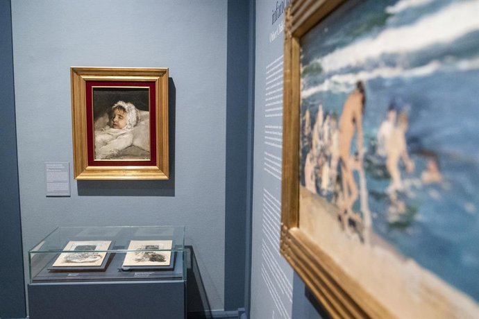 Archivo - Varias de las obras que componen la exposición 'La edad dichosa. La infancia en la pintura de Sorolla en el Museo Sorolla