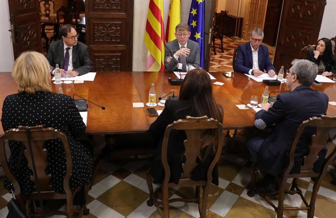 Reunión de Puig y consellers sobre el proyecto de gigafactoría de baterías en Sagunto