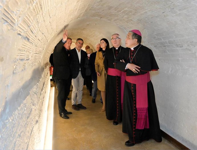 Inauguración refugio antiaéreo de la Catedral