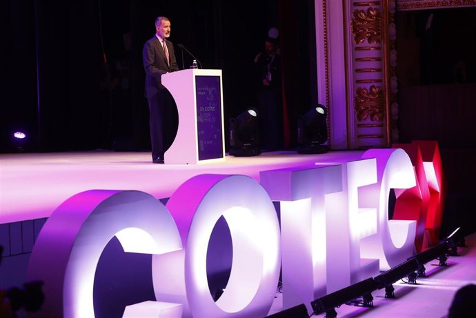 El Rey Felipe VI interviene en la XV Edición del Encuentro COTEC Europa en Braga (Portugal)