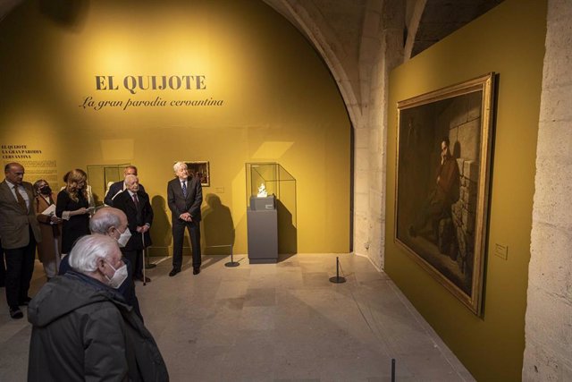 Inauguración de la exposición de 'El Quijote' en la Catedral de Burgos.