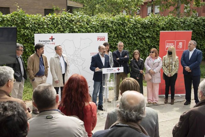 El PSOE lanza la campaña 'Zaragoza es mucho más. Es la hora de los barrios'.