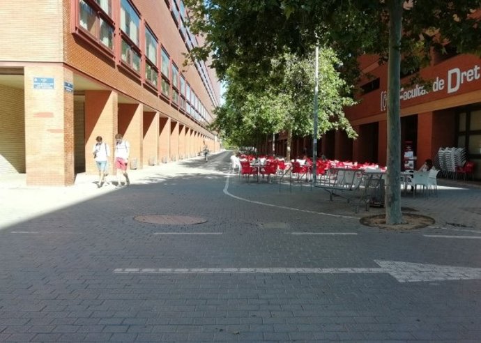 Imagen actual de una de las zonas del Campus de Tarongers de la Universitat de Valncia.