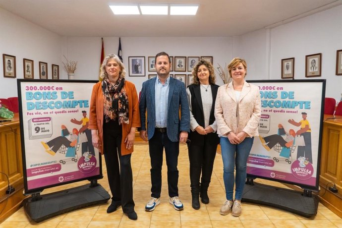 Marratxí presenta una nueva campaña de bonos de descuento para comprar en negocios locales.