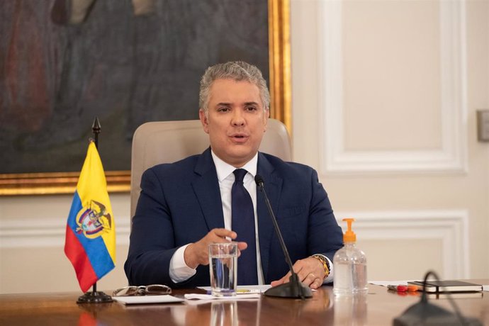 Archivo - El presidente de Colombia, Iván Duque.