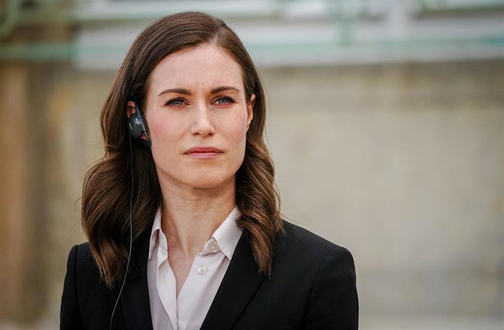 La primera ministra de Finlandia, Sanna Marin. 