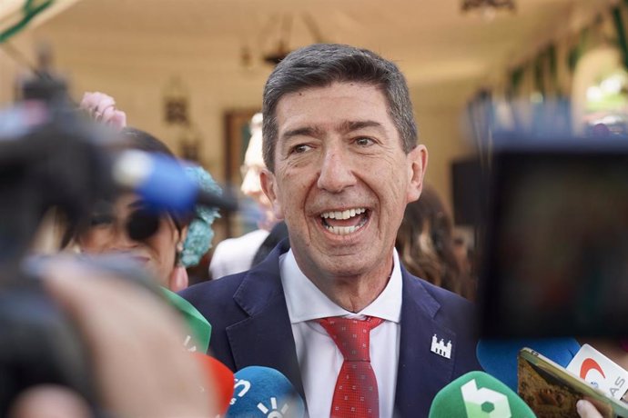 El vicepresidente de la Junta y coordinador de Cs en Andalucía, Juan Marín