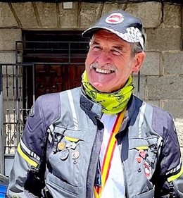 El presidente del motoclub La Leyenda Continúa, Mariano Parellada.