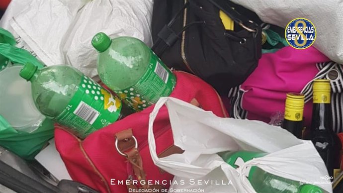 Imagen del maletero de uno de los coches