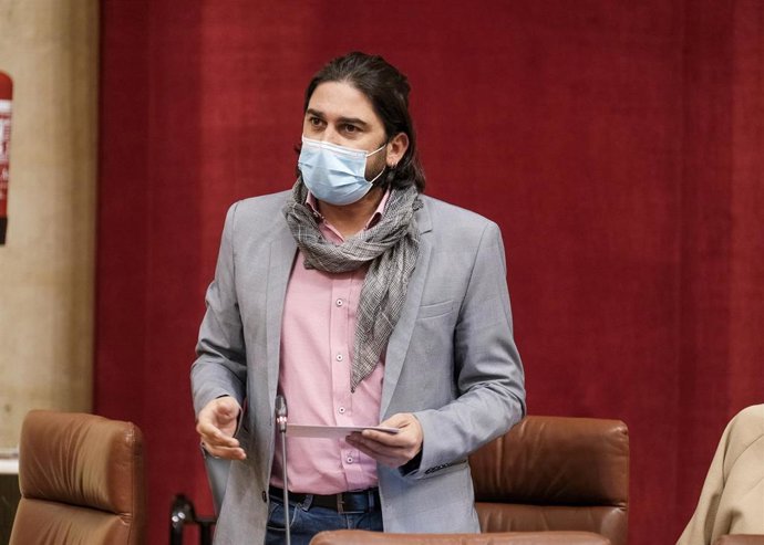 Archivo - El diputador por Unidas Podemos Ismael Sánchez.