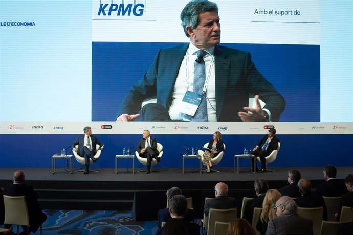 El presidente de Gestamp, Francisco Riberas, este jueves en la XXXVII Reunió Cercle d'Economia en Barcelona