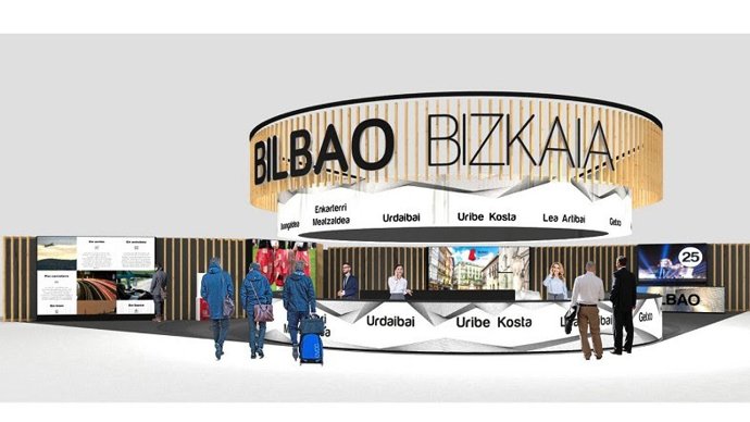 Stand de Diputación de Bizkaia para Expovacaciones