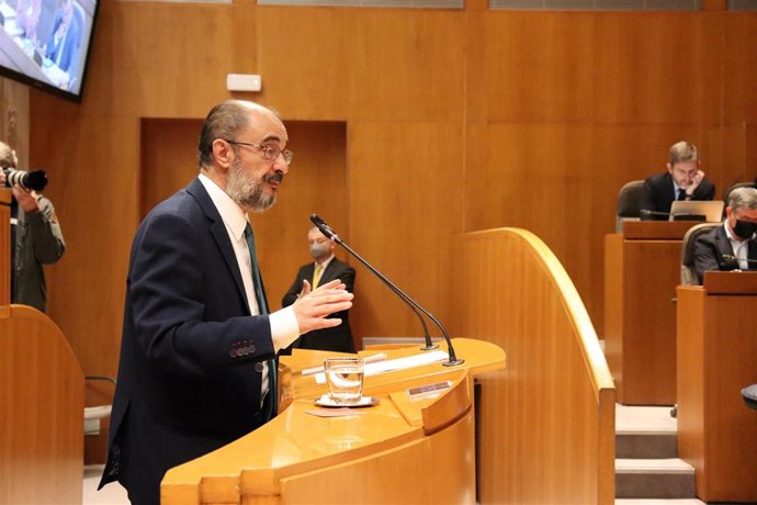 El presidente del Gobierno de Aragón, Javier Lambán.