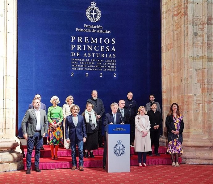 Miembros del jurado del Premio Princesa de Asturias de las Artes 2022