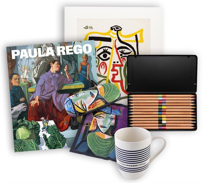 Productos que se pueden encontrar en la tienda online del Museo Picasso Málaga
