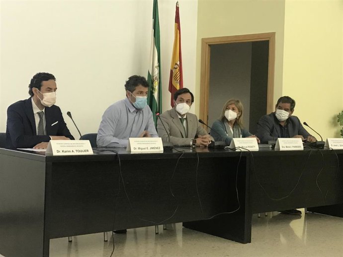 Apertura de la jornada sobre Urología en el Hospital de Puerto Real.