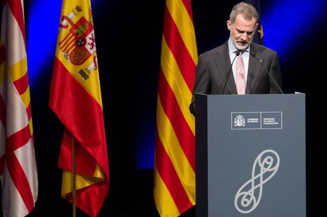El rei Felip VI en el lliurament dels Premis Nacionals de Recerca 2021