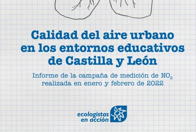 Informa de Calidad del aire urbano en los entornos educativos de Castilla y León